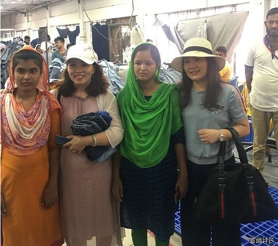 喜鹊外贸团队前往孟加拉进行服装辅料市场调研